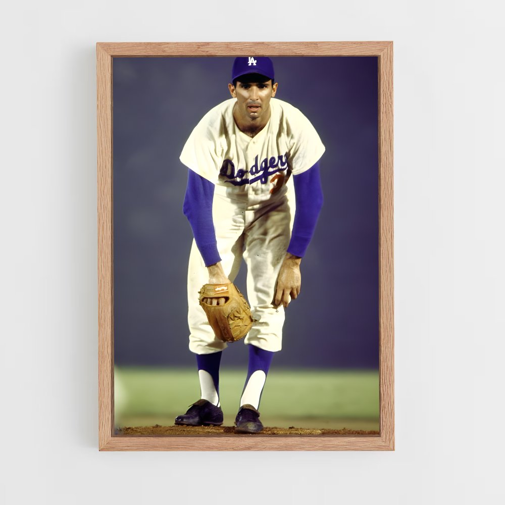 Poster Sandy koufax – affiche Baseball (vue 4)